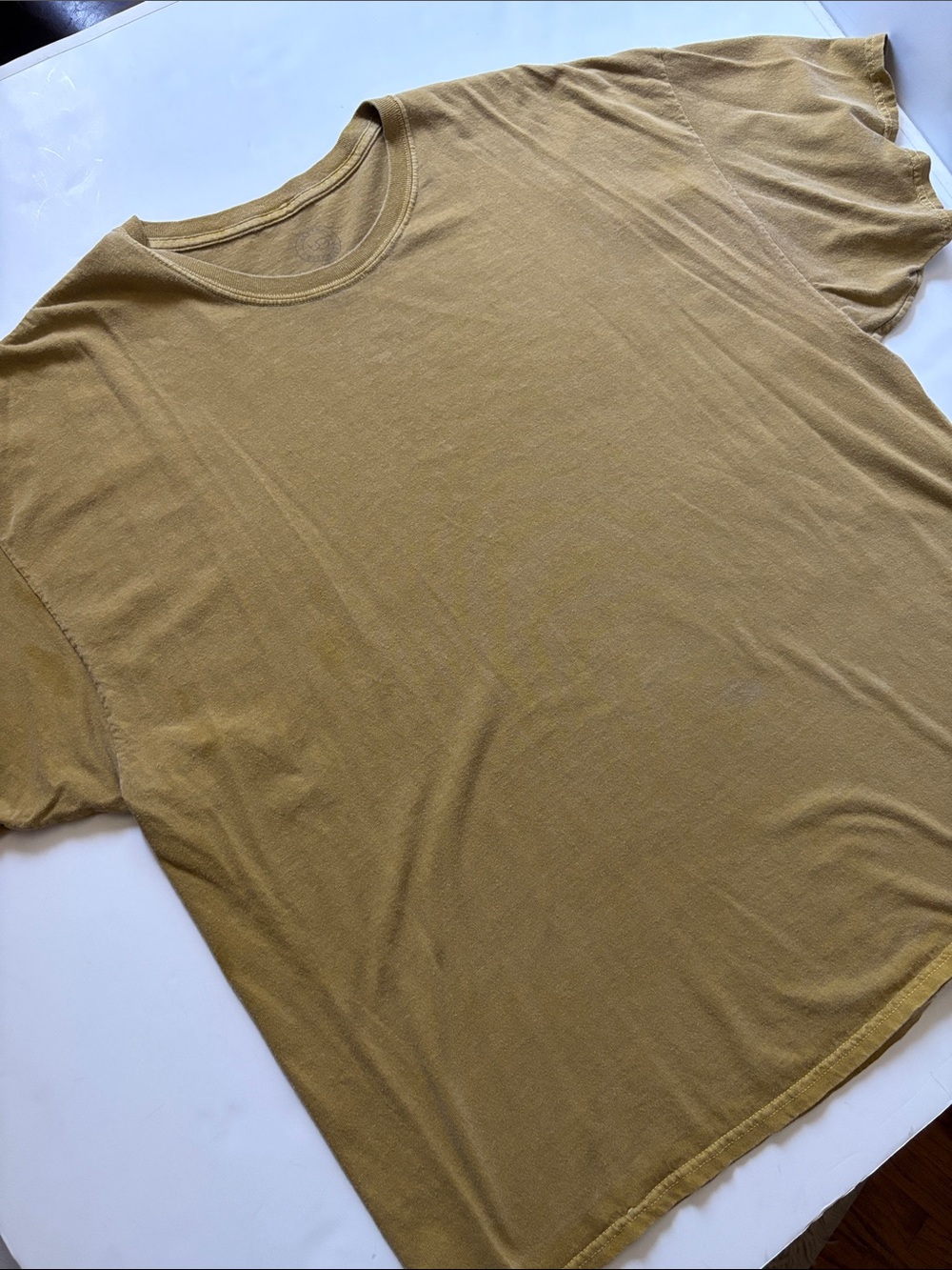 Urban Outfitters Men's Short Sleeve Tee in Mustard